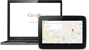 laptop i tablet z googlem